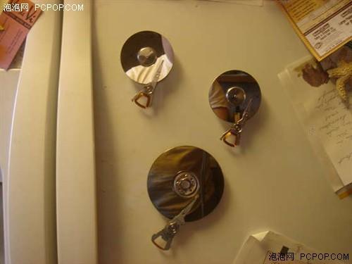 廢硬盤(pán)自制冰箱貼等創(chuàng)意工藝品合集
