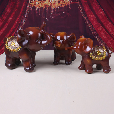 【工藝樹(shù)脂裝飾品招財(cái)母子三連大象擺件 吉祥三寶新房擺件大號(hào)】?jī)r(jià)格,廠家,圖片,塑料、樹(shù)脂工藝品,李泉崽(個(gè)體經(jīng)營(yíng))-